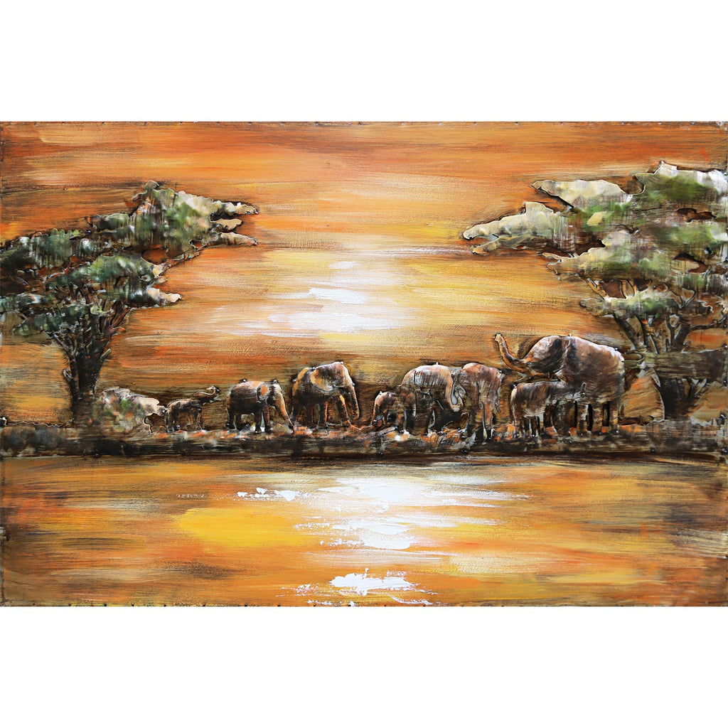 3D Metallbild Afrika - Das Holländische Möbelhaus