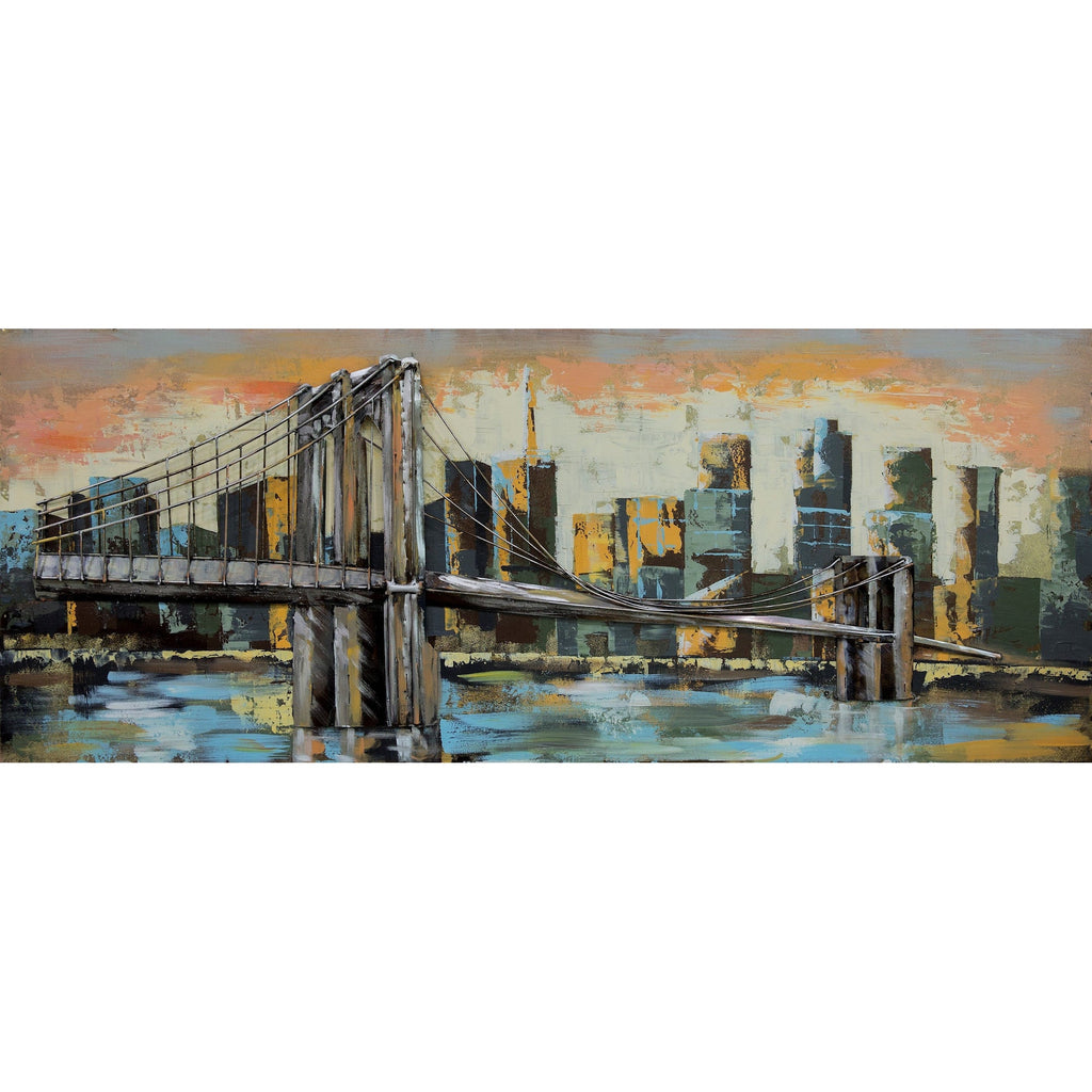 3D Metallbild Brooklyn Bridge - Das Holländische Möbelhaus