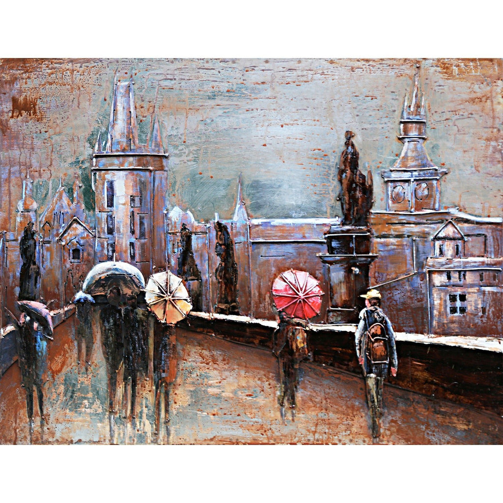 3D Metallbild Prag - Das Holländische Möbelhaus