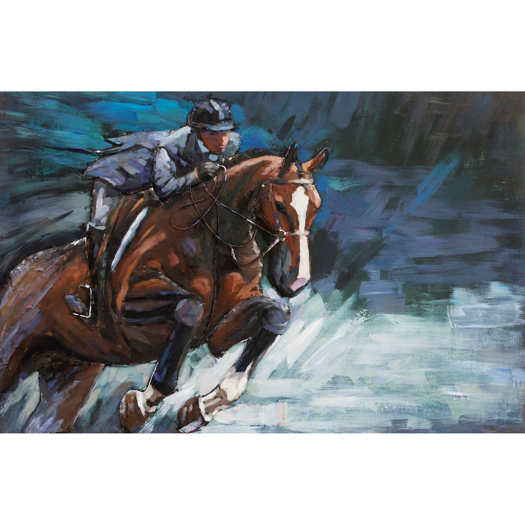 3D Metallbild Reiter - Das Holländische Möbelhaus