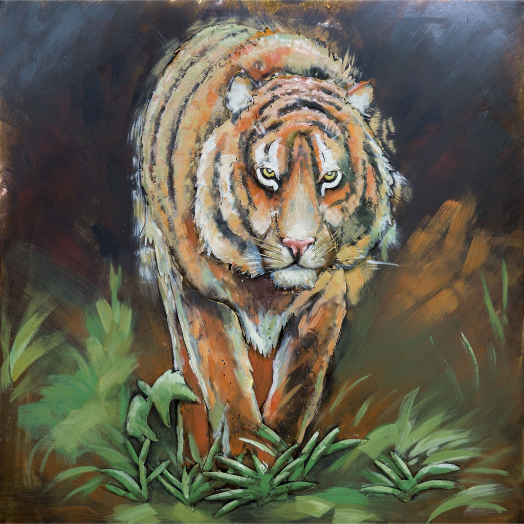3D Metallbild Tiger - Das Holländische Möbelhaus
