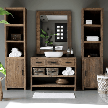 Badezimmer Set Gent + Houston + Sofia L - Das Holländische Möbelhaus