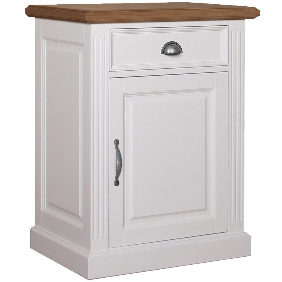 Landhausstil Anrichte Chic Oak 1 Tür 1 Schub - Das Holländische Möbelhaus