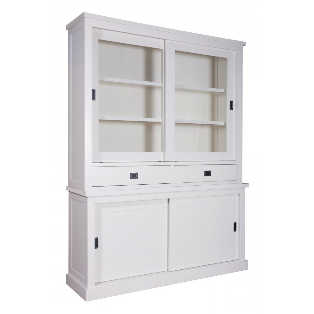 Landhausstil Buffetschrank Kubic 4 Schiebetüren 2 Schübe - Das Holländische Möbelhaus