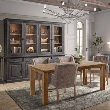 Landhausstil Buffetschrank Oslo 8 Türen 4 Schübe - Das Holländische Möbelhaus