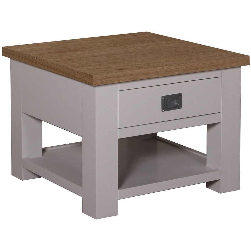 Landhausstil Ecktisch Kubic Oak - Das Holländische Möbelhaus