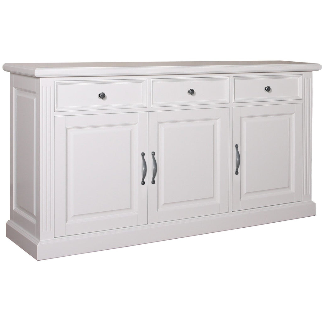 Landhausstil Sideboard Chic 3 Türen 3 Schübe - Das Holländische Möbelhaus