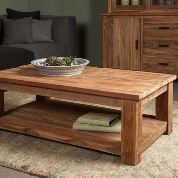 Teak Couchtisch Lorenzo 130 cm - Das Holländische Möbelhaus