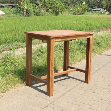 Teak Garten Bartisch Icy - Das Holländische Möbelhaus