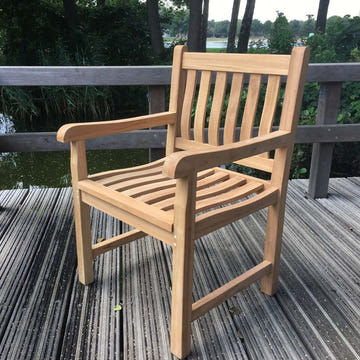 Teak Garten Set Java Esstisch und Stühle - Das Holländische Möbelhaus
