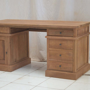 Teak Schreibtisch Lisa - Das Holländische Möbelhaus