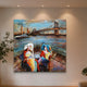 3D Metallbild Brunch in New York City