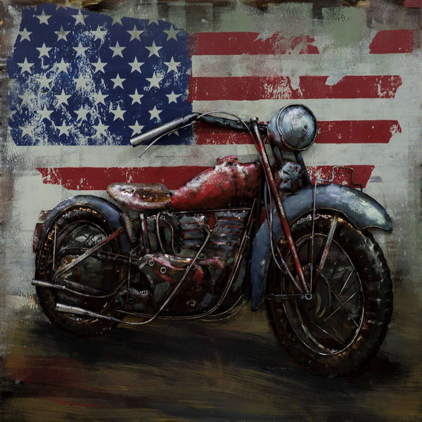 3D Metallbild American Chopper - Das Holländische Möbelhaus
