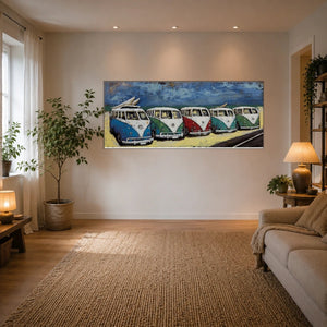 3D Metallbild Bullis Strand