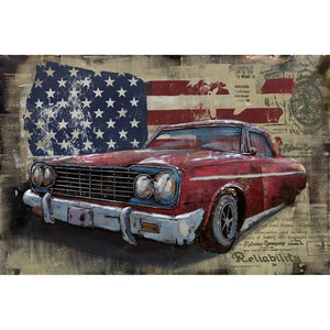 3D Metallbild Chrysler Centura Amerika