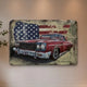 3D Metallbild Chrysler Centura Amerika - Das Holländische Möbelhaus