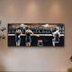 3D Metallbild Damen an der Bar - Das Holländische Möbelhaus