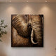 3D Metallbild Elefant Kopf - Das Holländische Möbelhaus