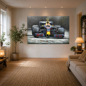3D Metallbild Formel 1
