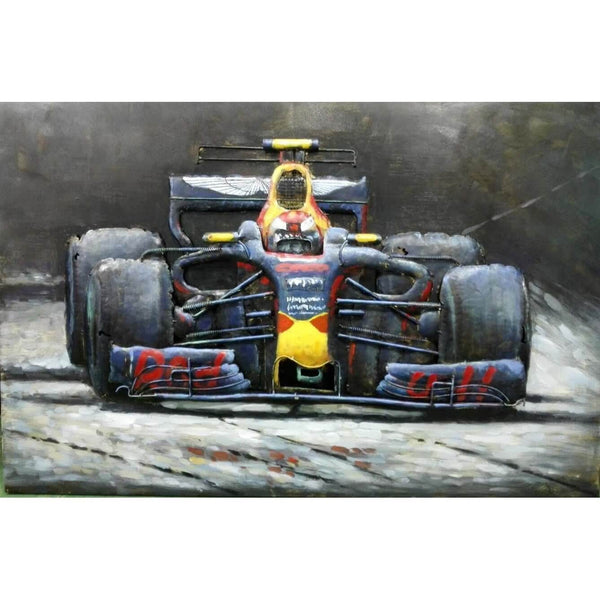 3D Metallbild Formel 1 klein - Das Holländische Möbelhaus