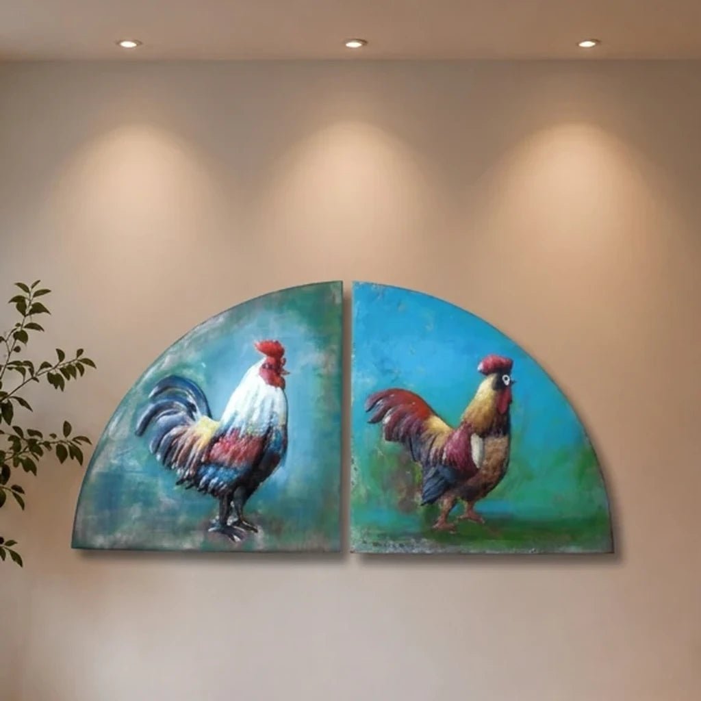 3D Metallbild Morgenstunde zweiteilig - Das Holländische Möbelhaus