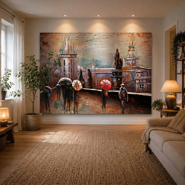 3D Metallbild Prag - Das Holländische Möbelhaus