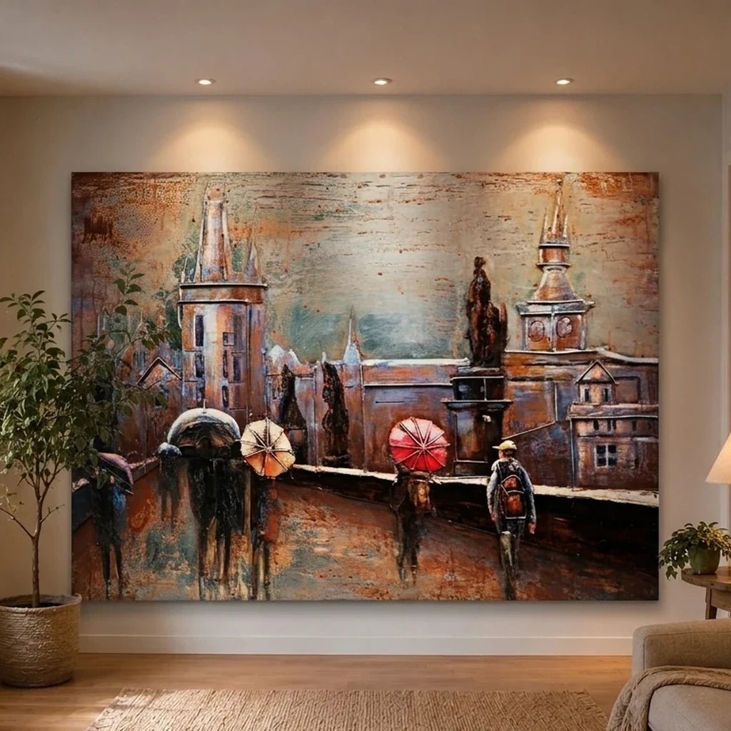 3D Metallbild Prag - Das Holländische Möbelhaus