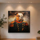 3D Metallbild Sir Bulldog - Das Holländische Möbelhaus