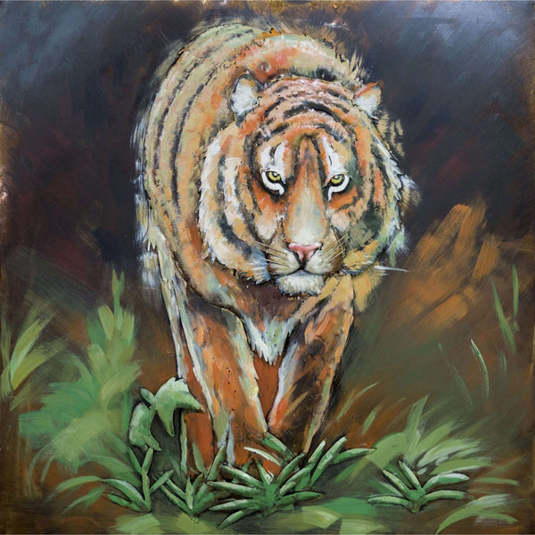 3D Metallbild Tiger - Das Holländische Möbelhaus