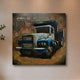 3D Metallbild Truck - Das Holländische Möbelhaus