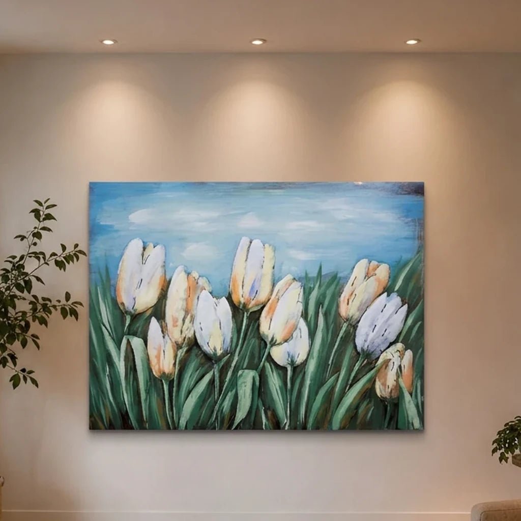 3D Metallbild Tulpen - Das Holländische Möbelhaus