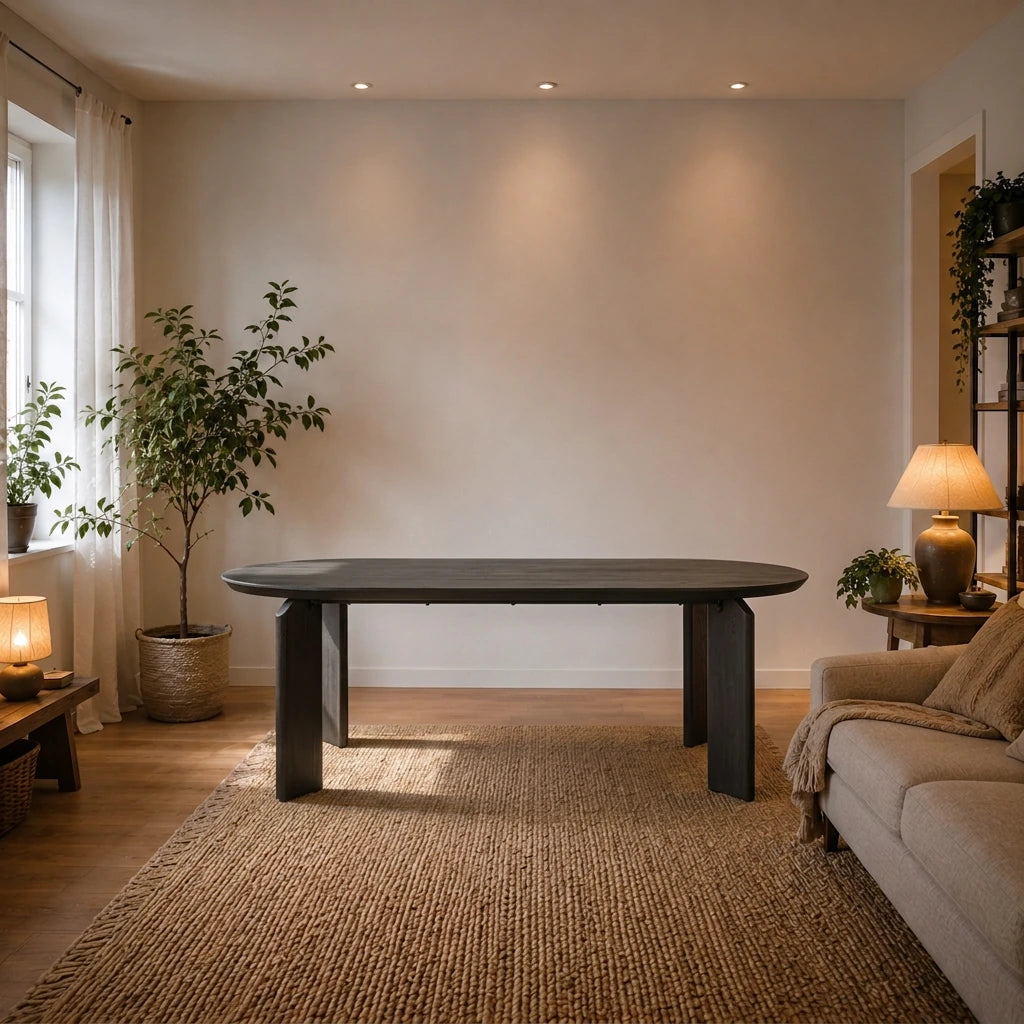 Eiche Esstisch Allure dunkelbraun 220 cm
