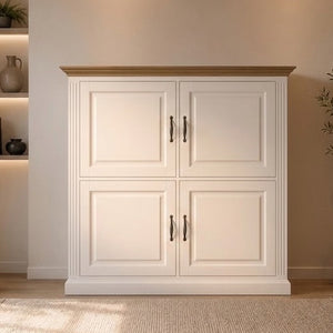 Landhausstil Buffetschrank Chic Oak 4 Holztüren