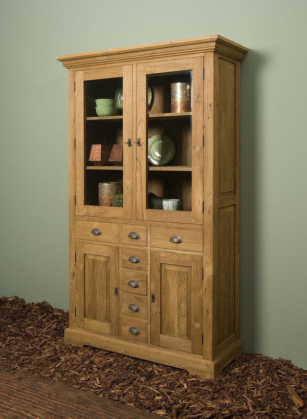 Teak Vitrinenschrank Bologna 115