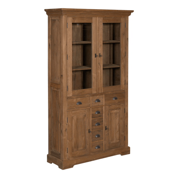 Teak Vitrinenschrank Bologna 115