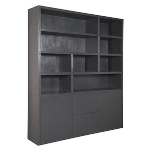 Bücherschrank Field 2 Türen 2 Schübe