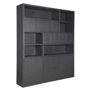 Bücherschrank Field 6 Türen 2 Schübe