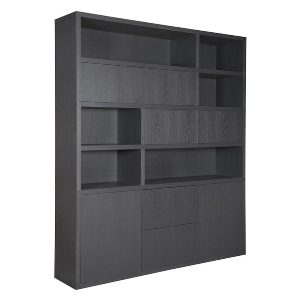 Bücherschrank Field 6 Türen 2 Schübe - Das Holländische Möbelhaus