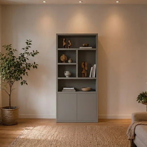 Bücherschrank Field 2 Türen 5 Fächer
