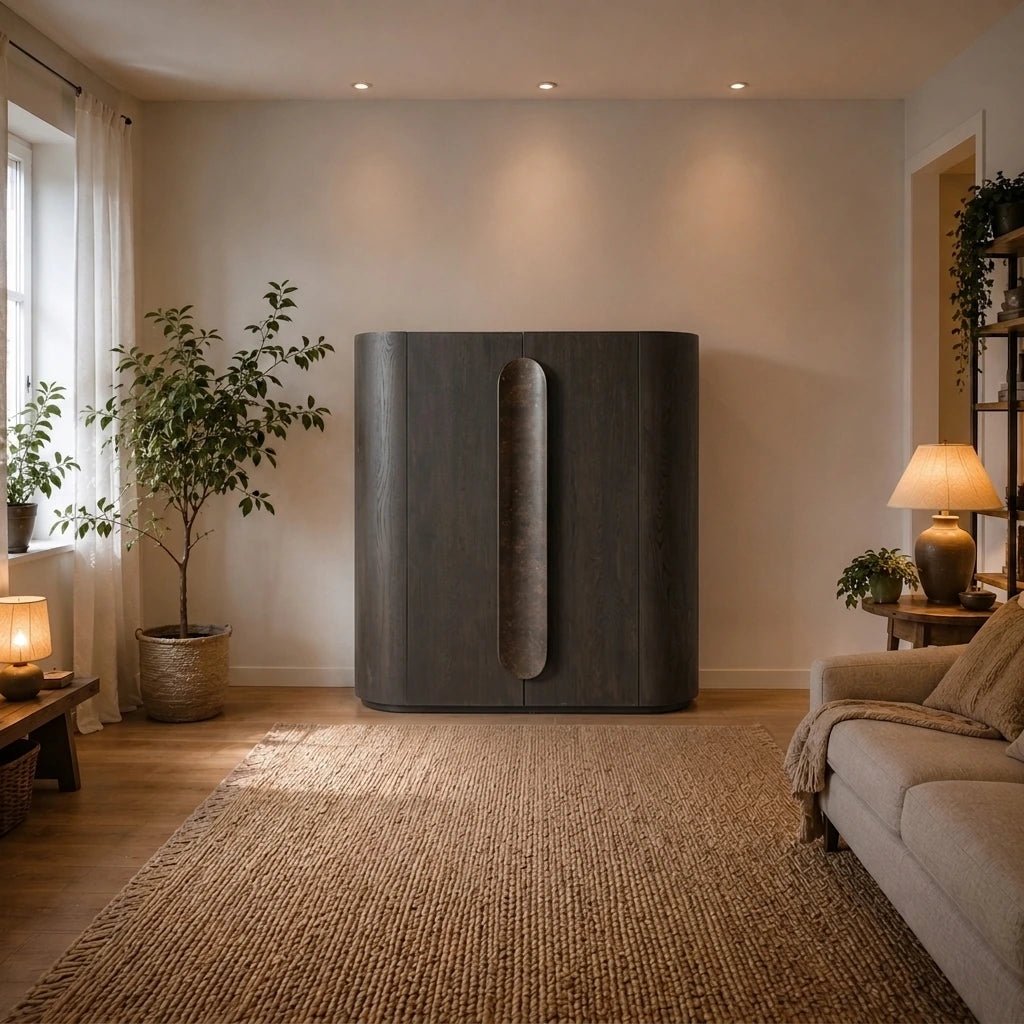 Eiche Schrank Allure dunkelbraun 150 cm - Das Holländische Möbelhaus