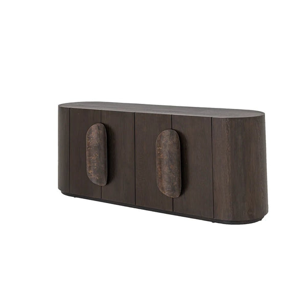 Eiche Sideboard Allure dunkelbraun 180 cm - Das Holländische Möbelhaus