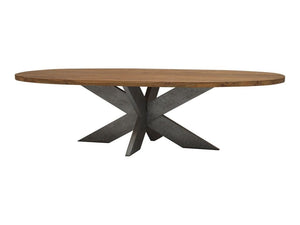 Industrial Teak Esstisch SMG-10