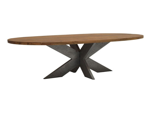 Industrial Teak Esstisch SMG-10 - Das Holländische Möbelhaus