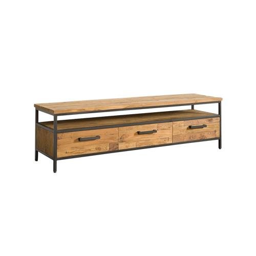 Industrial Teak TV Sideboard Livorno 160 cm - Das Holländische Möbelhaus