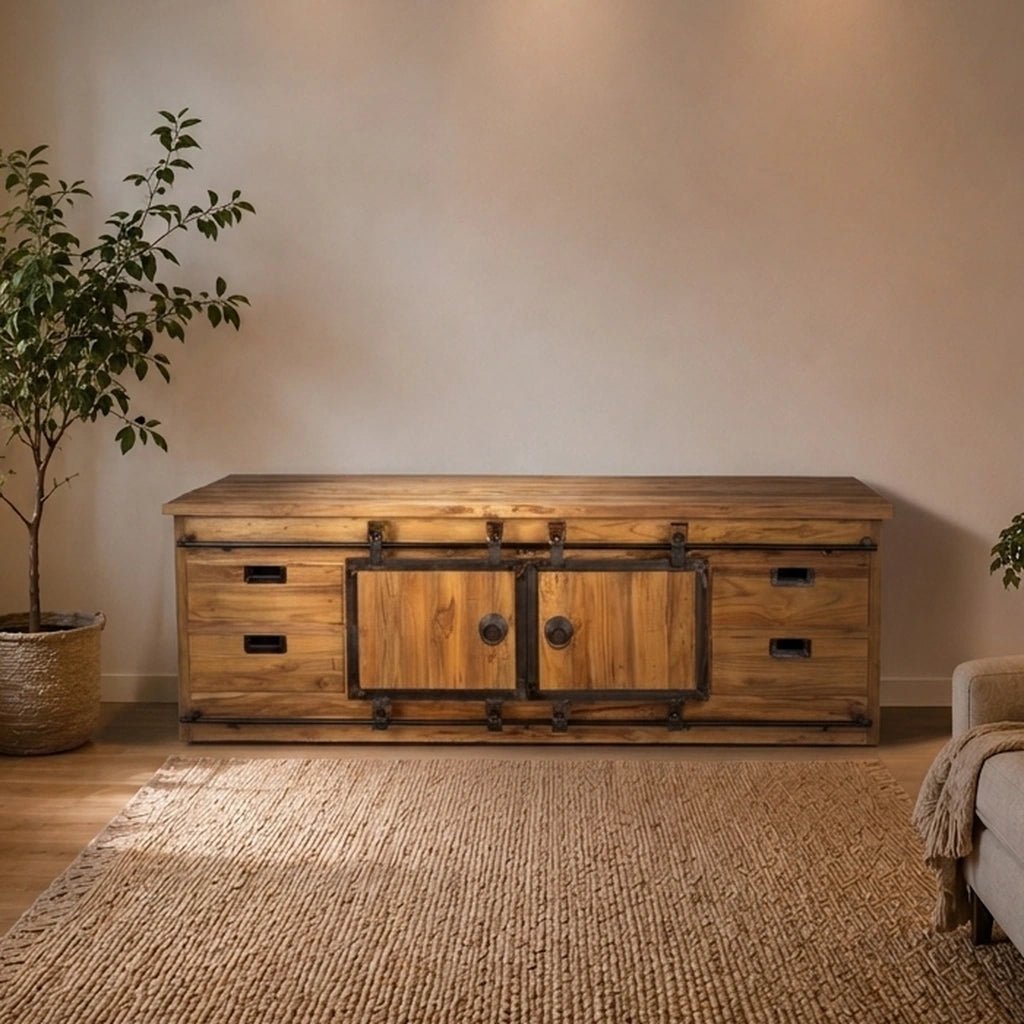 Industrial TV Sideboard Donny - Das Holländische Möbelhaus