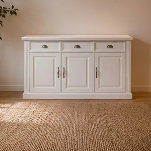 Landhausstil Anrichte Chic 3 Türen 3 Schübe