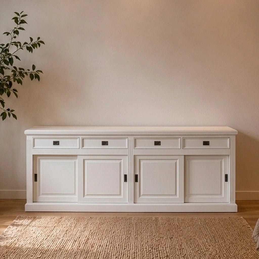 Landhausstil Anrichte Chic 4 Türen 4 Schübe - Das Holländische Möbelhaus