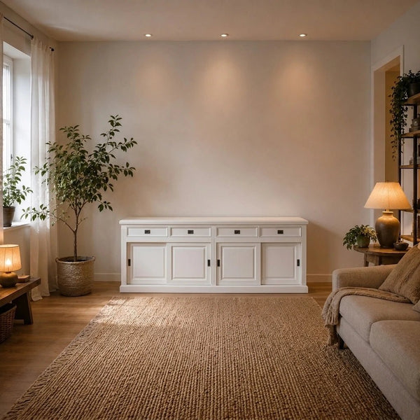 Landhausstil Anrichte Chic 4 Türen 4 Schübe - Das Holländische Möbelhaus