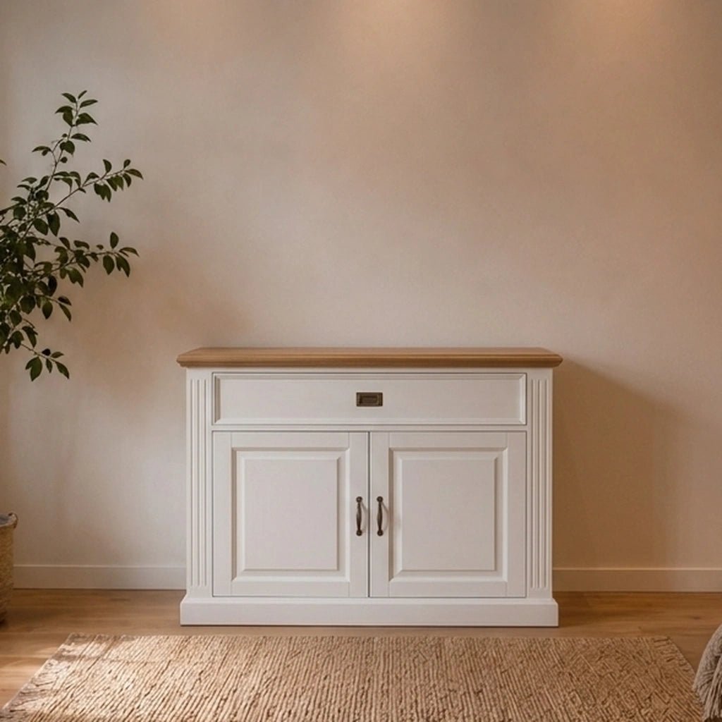 Landhausstil Anrichte Chic Oak 2 Türen 1 Schub - Das Holländische Möbelhaus