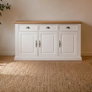 Landhausstil Anrichte Chic Oak 3 Türen 3 Schübe